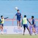 Pemain Persipa Pati latihan di SGBK Jepara