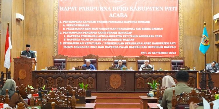 Rapat paripurna DPRD Kabupaten Pati