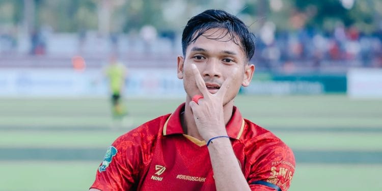 Imam Bagus Kurnia penyerang sayap tim Persipa Pati.