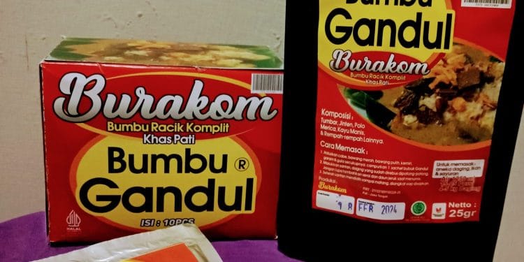 Bumbu racik komplit untuk kuliner khas Pati.
