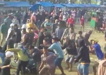 Ricuh orkes dangdut di Dukuhseti Pati Jawa Tengah.