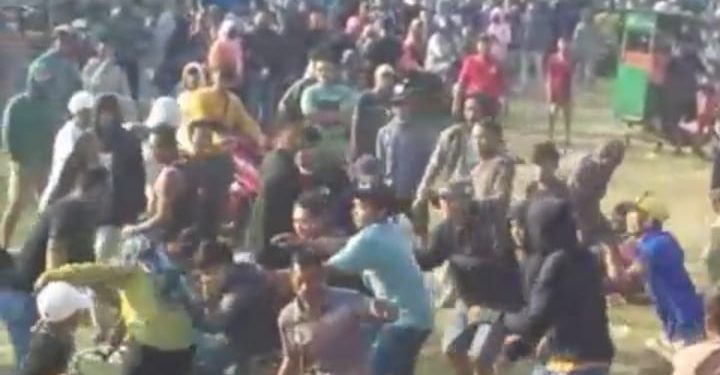 Ricuh orkes dangdut di Dukuhseti Pati Jawa Tengah.