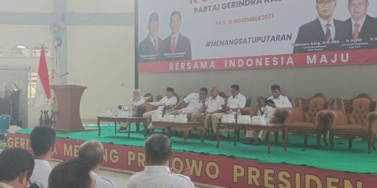 Gerindra Pati Konsolidasi Menangkan Prabowo Satu Putaran Pilpres 2024