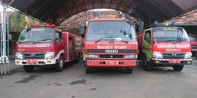 Armada pemadam kebakaran Pati banyak yang sudah tua.