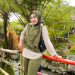 Rissa saat bersantai di usai melakukan aktivitas rutin.
