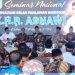 Pj Bupati Kudus Hasan Chabibie menginisiasi dan membuka Seminar Nasional Pengajuan Gelar Pahlawan Nasional untuk KHR Asnawi di Pendopo Kabupaten Kudus, Minggu (4/2).