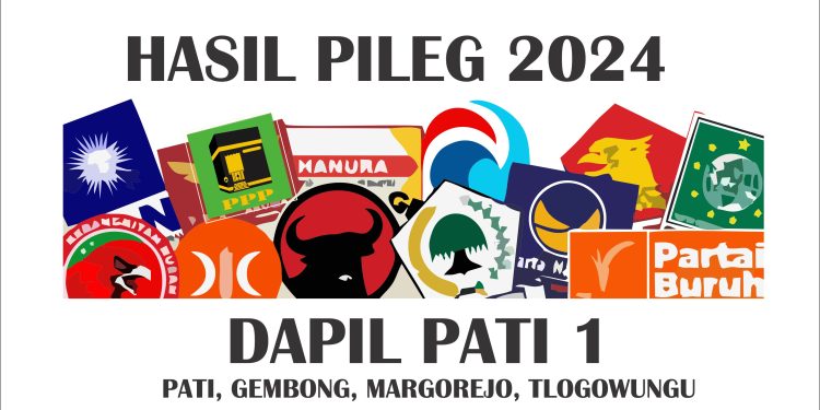 Ilustrasi Parpol Pemilu 2024 di dapil Pati 1 DPRD Kabupaten Pati.