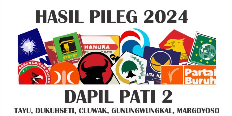 Ilustrasi parpol peserta pemilu 2024 DPRD Pati dari dapil 2.