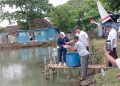 Kepala Dinas Perikanan Farikhah Elida saat membuka acara mancing bersama beberapa waktu lalu.