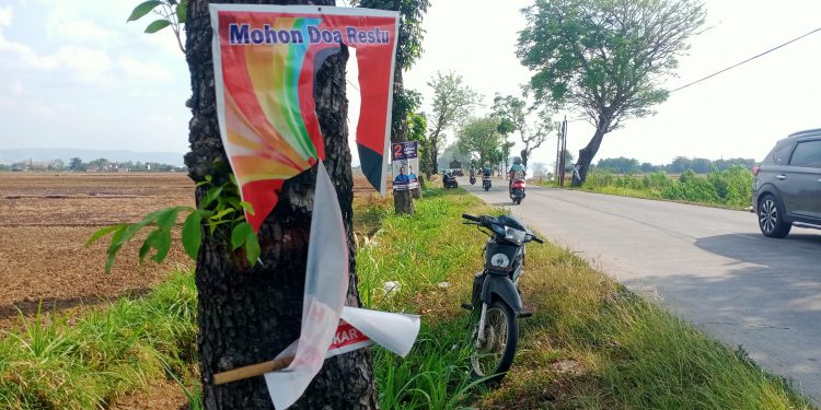 Baliho Paslon Pilkada Pati Nomor 2 Diduga Dirusak, Wahyu-Suharyono Minta Pendukungnya Tetap Tenang