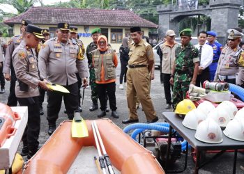 Kapolres Rembang Pimpin Apel Siaga Bencana, Petakan Wilayah Rawan