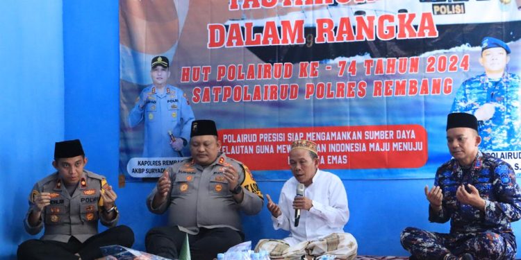 Sat Polairud Polres Rembang Gelar Syukuran HUT Ke-74