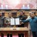 Bupati Pati Sudewo menghadiri rapat paripurna DPRD Pati.