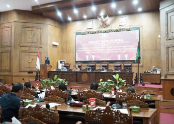 Rapat paripurna DPRD Kabupaten Pati.