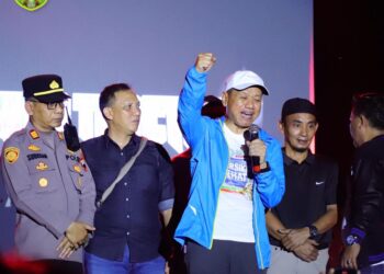 Bupati Kudus menghadiri ulang tahun Suporter Macan Muria.