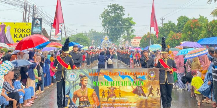 Marching Band Bahana Swara MA Salafiyah Kajen: Sukses Pukau Penonton dengan Tema “Geger Ranggalawe”