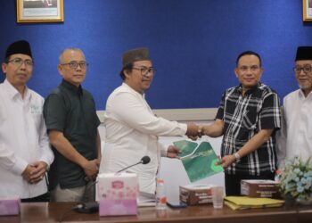 PC NU Pati menyampaikan pandangan terkait kenaikan PBB-P2 ke BPKAD.