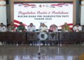 Pengukuhan pengurus bulan dana PMI Kabupaten Pati.