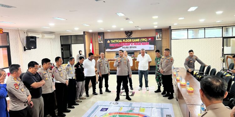 Polres Jepara mematangkan persiapan pengamanan laga Persijap vs Persik Kediri (28/9).