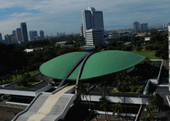 Komplek gedung DPR RI dilihat dari atas. (DOK MPR RI)