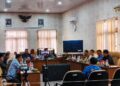 Suasana rapat pansus hak angket DPRD Pati.
