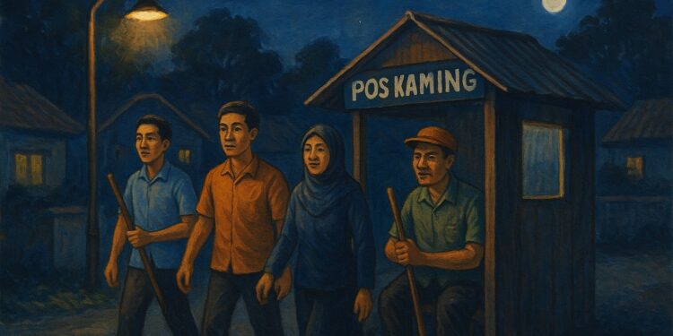 Ilustrasi siskamling yang akan kembali diaktifkan.