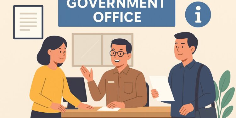 Ilustrasi pelayanan publik oleh pemerintah.