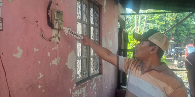 Olah TKP kejadian kebakaran di Kajen Pati pada (8/10/2025)