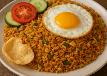Resep nasi goreng yang lezat dan praktis.