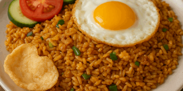Resep nasi goreng yang lezat dan praktis.