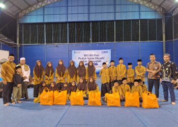 BRI BO Pati Hadirkan Kebahagiaan di Tahun Baru Islam 1448 H Melalui Santunan Yatim Dhuafa
